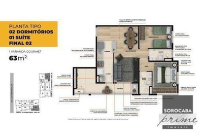 Apartamento, 2 quartos, 60 m² - Foto 5