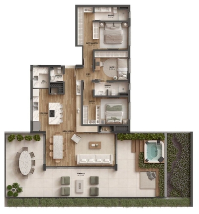 Apartamento, 3 quartos, 109 m² - Foto 4