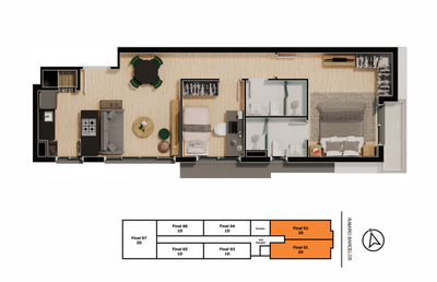 Apartamento, 2 quartos, 58 m² - Foto 4