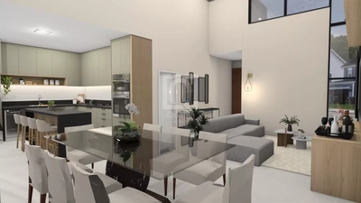 Casa de Condomínio, 3 quartos - Foto 1