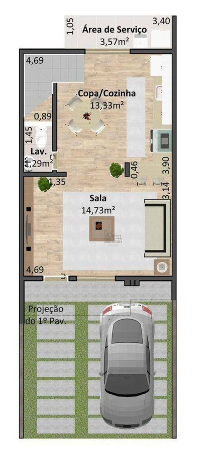 Casa de Condomínio, 2 quartos - Foto 5