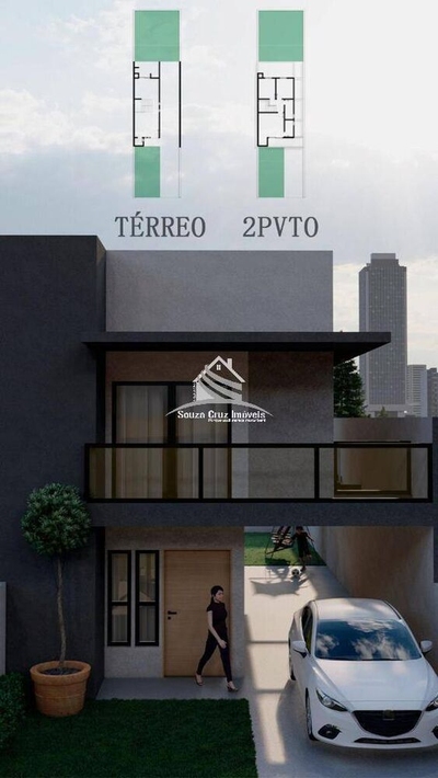 Sobrado, 3 quartos, 96 m² - Foto 1