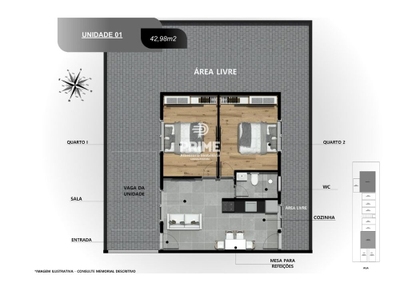 Casa, 1 quarto, 27 m² - Foto 1