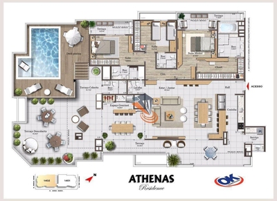 Cobertura, 3 quartos, 346 m² - Foto 1