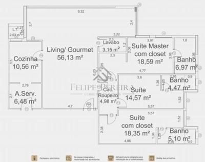 Apartamento, 3 quartos, 155 m² - Foto 5