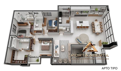 Apartamento, 3 quartos, 167 m² - Foto 4