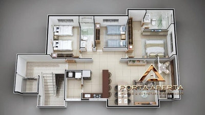 Apartamento, 3 quartos, 105 m² - Foto 3