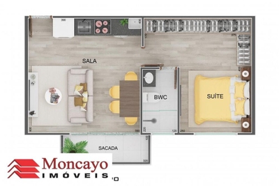 Apartamento, 1 quarto, 47 m² - Foto 4