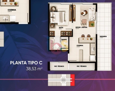 Apartamento, 1 quarto, 38 m² - Foto 5