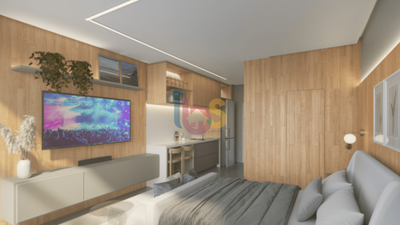 Apartamento, 1 quarto, 33 m² - Foto 3