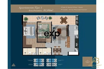 Apartamento, 2 quartos, 81 m² - Foto 2