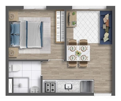 Cobertura, 2 quartos, 71 m² - Foto 2