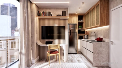 Apartamento, 1 quarto, 22 m² - Foto 3