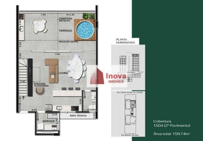Cobertura, 3 quartos, 159 m² - Foto 5