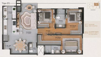 Apartamento, 3 quartos, 116 m² - Foto 4
