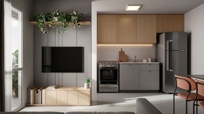 Apartamento, 2 quartos, 43 m² - Foto 3