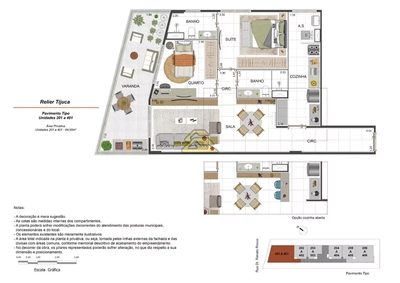 Apartamento, 2 quartos, 84 m² - Foto 2