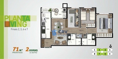 Apartamento, 2 quartos, 71 m² - Foto 4