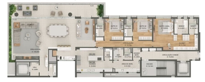 Cobertura, 3 quartos, 610 m² - Foto 4
