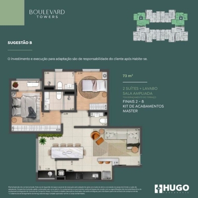 Apartamento, 2 quartos, 73 m² - Foto 4