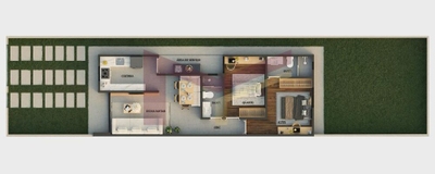 Casa, 2 quartos, 63 m² - Foto 2