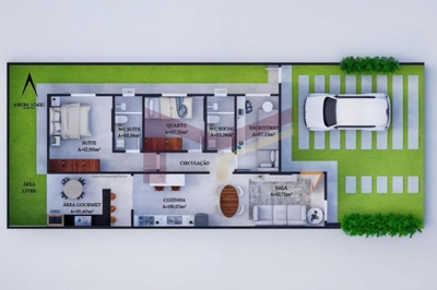 Casa de Condomínio, 3 quartos - Foto 2