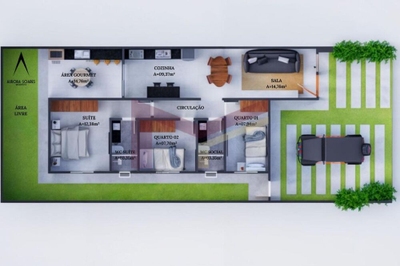 Casa de Condomínio, 3 quartos - Foto 2