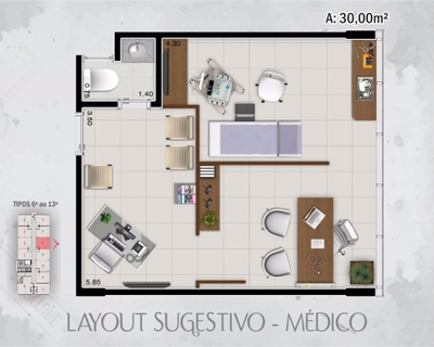 Sala-Conjunto, 30 m² - Foto 5