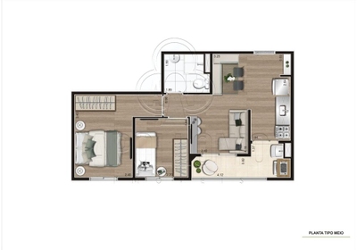 Apartamento, 2 quartos, 41 m² - Foto 4