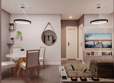 Apartamento, 2 quartos, 53 m² - Foto 1