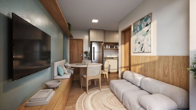 Apartamento, 2 quartos, 33 m² - Foto 2