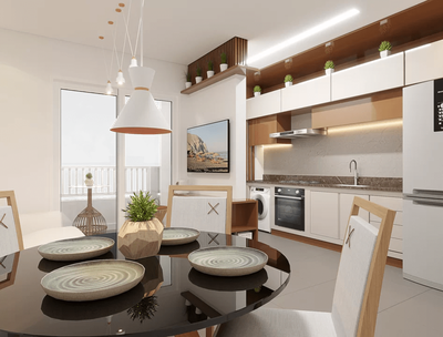 Apartamento, 2 quartos, 52 m² - Foto 3