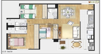 Apartamento, 2 quartos - Foto 3