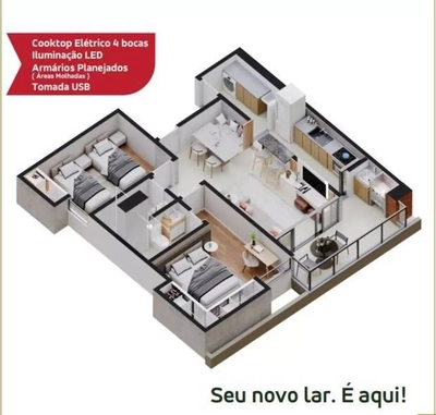 Apartamento, 2 quartos, 70 m² - Foto 3