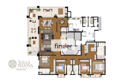 Apartamento, 4 quartos, 357 m² - Foto 3