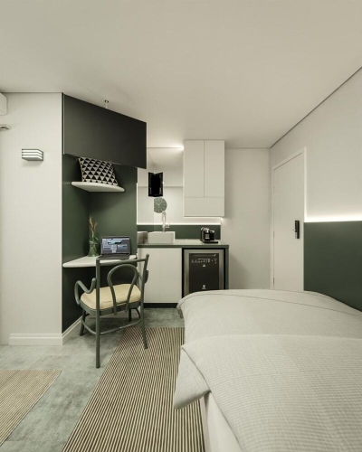 Flat/Apart Hotel, 1 quarto, 14 m² - Foto 1