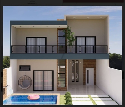 Sobrado, 3 quartos, 202 m² - Foto 1