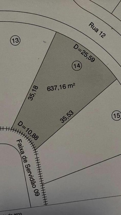 Terreno, 637 m² - Foto 1