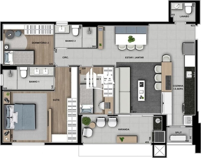 Apartamento, 3 quartos, 105 m² - Foto 4