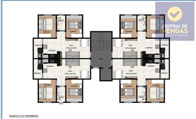 Cobertura, 2 quartos, 50 m² - Foto 3