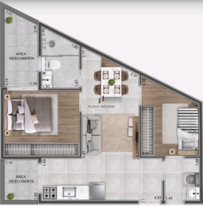 Apartamento, 2 quartos, 31 m² - Foto 5