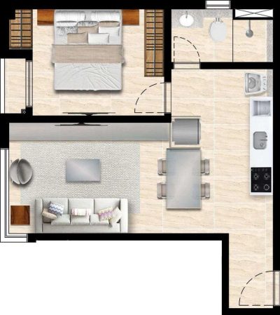 Apartamento, 2 quartos, 54 m² - Foto 3