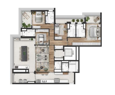 Apartamento, 3 quartos, 176 m² - Foto 2