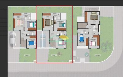 Casa, 3 quartos, 131 m² - Foto 3