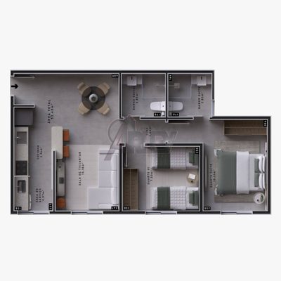 Apartamento, 2 quartos, 54 m² - Foto 4