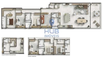Apartamento, 4 quartos, 205 m² - Foto 4