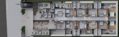Casa, 1 quarto, 27 m² - Foto 1
