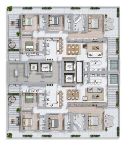Apartamento, 4 quartos, 184 m² - Foto 2