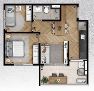 Apartamento, 1 quarto, 25 m² - Foto 4