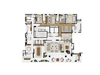 Apartamento, 5 quartos, 838 m² - Foto 3